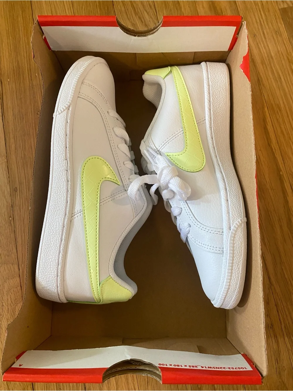 NEW Nike Court Royale White Barely Volt Womens Shoes